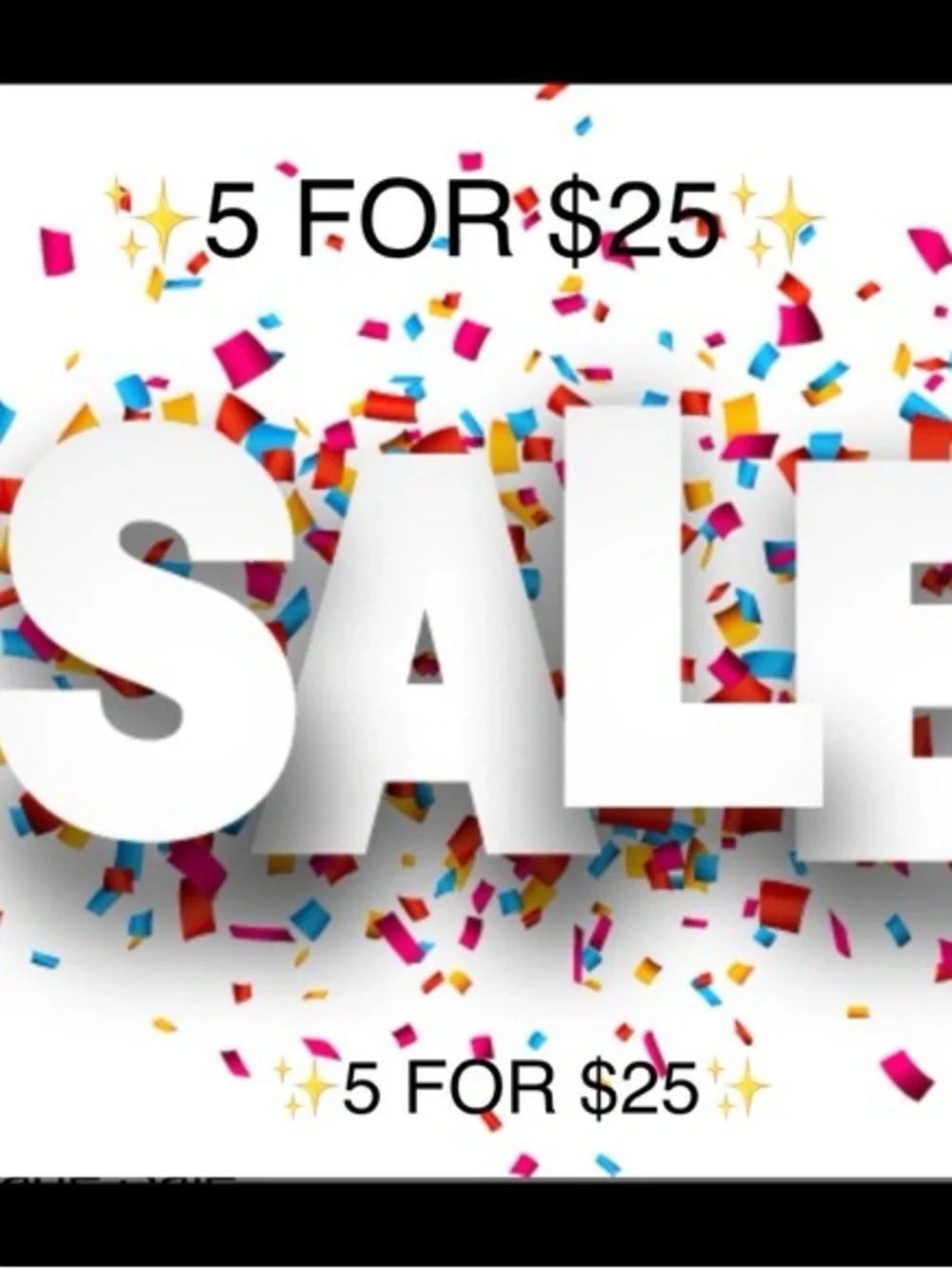 EVERY FRIDAY 5 pieces of kids clothing for 25 dollars!